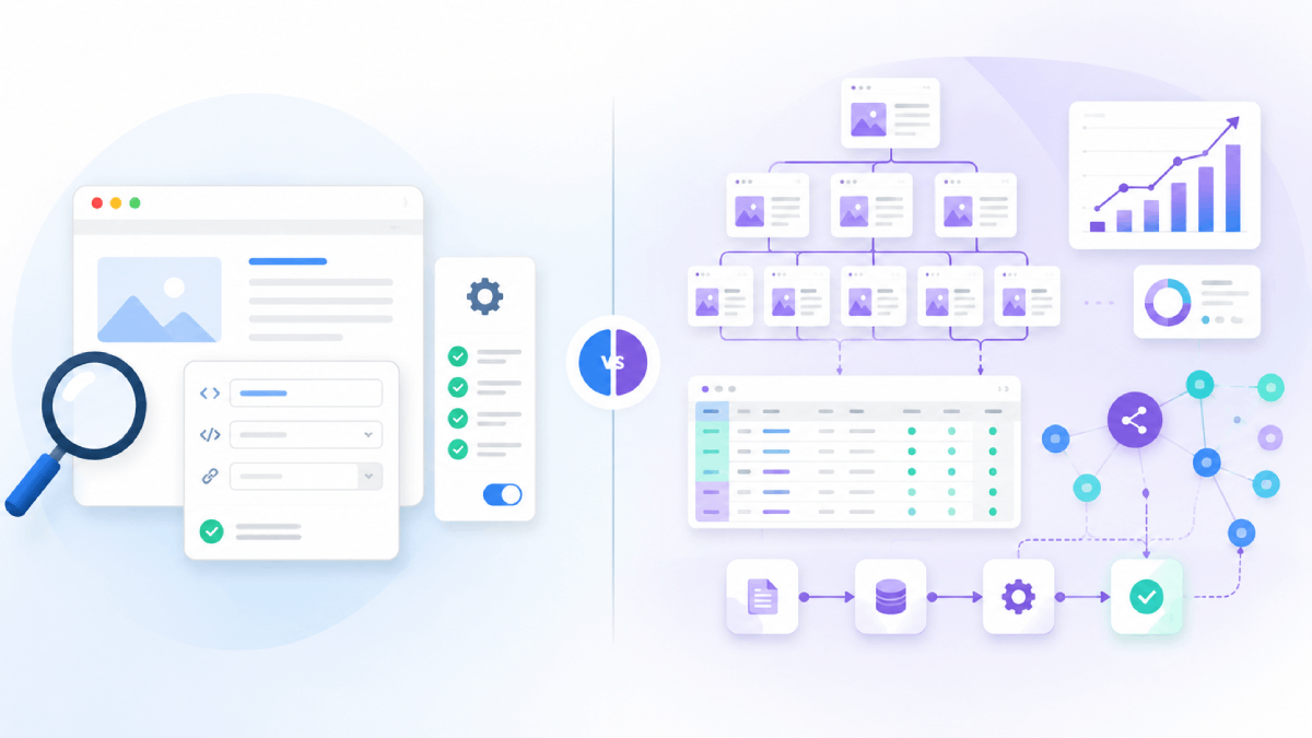 Programmatic SEO tools for WordPress compared with traditional SEO plugins for scalable organic growth