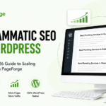 Programmatic SEO workflow for WordPress using PageForge CSV data, reusable templates, SEO metadata, schema, and internal links.